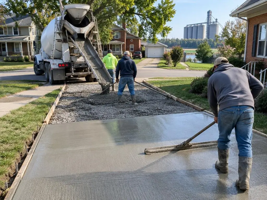 Concrete Driveways in Decatur, IL