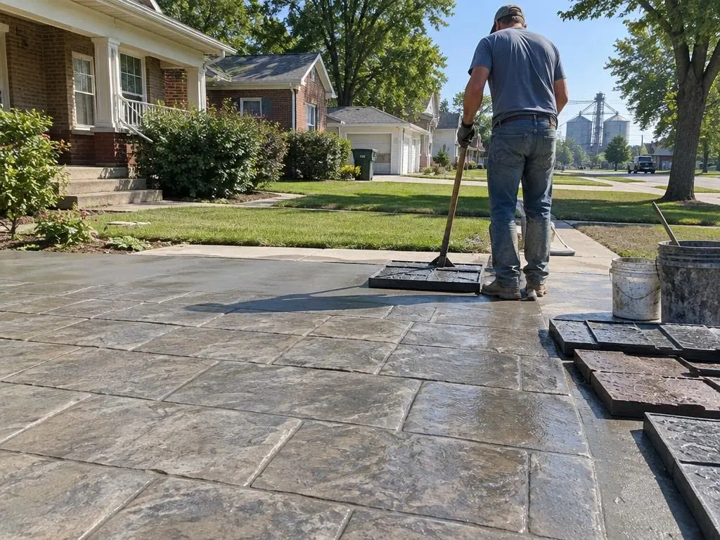 Stamped Concrete in Decatur, IL